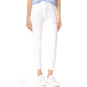 AGOLDE White Jamie High Rise Classic Jeans